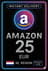 Amazon նվեր քարտ - Նիդեռլանդներ 25 €