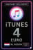 Dárková karta iTunes 4 EUR NL