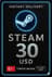 Steam Wallet Gift Card - 30 USD (Turkey)