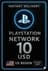 Playstation PSN kort 10$
