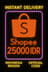 Shopee 25.000 IDR Ινδονησία