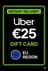 Uber նվեր քարտ - 25 EUR