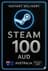Steam Wallet коды AUD100