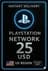 Playstation PSN kort 25$