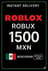 Roblox 1500 MXN Game Card (MX)