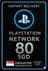 PSN kort 80 SGD SG