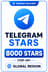 Telegram - 8000 Stars (Top-Up)