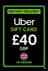 Uber Ajándékkártya - 40 GBP