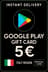 Google Play Gift Card - Italy 5 € (IT)