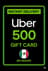 Uber gjafakort - 500 MXN