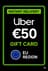 Uber նվեր քարտ - 50 EUR