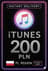 iTunes Gift Card 200 PLN