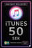 iTunes Gift Card 50 SEK SE
