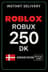 Roblox 250 DKK оюн картасы (DK)