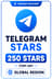 Telegram - 250 Stars (Top-Up)