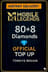 Mobile Legends 80 + 8 Diamonds Top-Up (Turkey)
