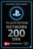 PSN քարտ Դանիա - 200 DKK