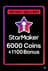 StarMaker 6000 Coins + 1100 Bonus Top Up