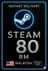 Steam Wallet Code Malaysia RM80