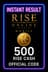 Rise Online World Mobile 500 Rise Cash