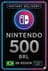 Carte Cadeau Nintendo - 500 BR