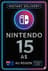 Nintendo eShopi ettemaksukaart - A$15