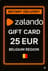 بطاقة هدايا  25 يورو (بلجيكا) - Zalando 