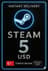 Steam Wallet Gift Card - 5 USD (Turkey)