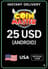 Coin Master (Android) - 25 $ US