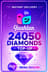 Yaahlan - 24050 Diamonds Top-Up (MENA)
