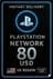 Playstation PSN Card 80$