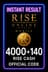 Rise Online World Mobile 4000 + 140 Rise Cash