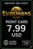 Karta punktów Eudemons 7,99 USD