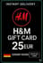 H&M Gift Card 25 EUR