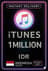 Carta Regalo iTunes Indonesia - 1.000.000 IDR