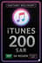 iTunes Gift Card 200 SAR
