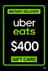 Uber Eats Gift Card - 400$ (USA)