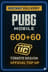 PUBG Mobile - 600+60 UC Top-Up (Turkey)