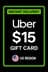 Uber Gift Card - 15$ (USA)