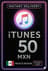 iTunes Gift Card 50 MXN MX