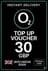 O2 Толуктоо ваучери - 30 GBP