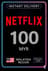 Netflix sovgʻa kartasi RM 100 MY
