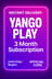 Langganan Yango Play 3 Bulan (UAE/KSA) Gift Card