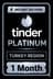 Tinder Platinum - 1 Month