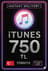 iTunes 기프트 카드 750 TL 잔액