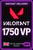 Valorant Points - 1750 VP (UK Server)