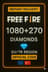 프리 파이어 1080+270 다이아몬드 (EU-TR)