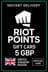 Card Cadou Riot Points 5 GBP (Regatul Unit)
