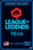 League Of Legends NA 15 Usd Riot Gift Card