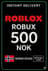 Roblox 500 NOK Game Card (NO)